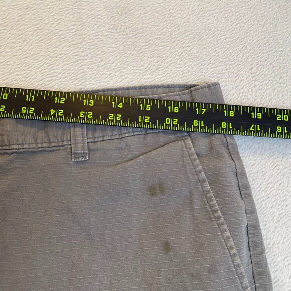 Dickies Men's Work Shorts Size 36 Rip Stop Gray Cotton Casual Wear With STAINS - Picture 5 of 10
